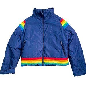 VTG Antler Down-Filled Rainbow Coat, Size 10/12